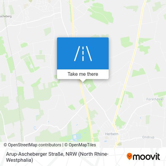 Arup-Ascheberger Straße map