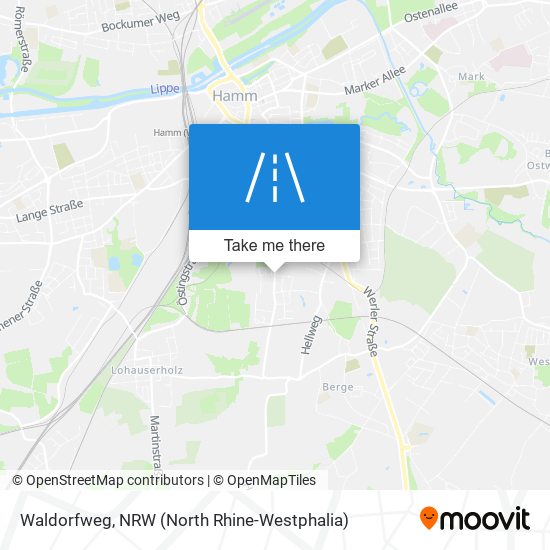 Waldorfweg map