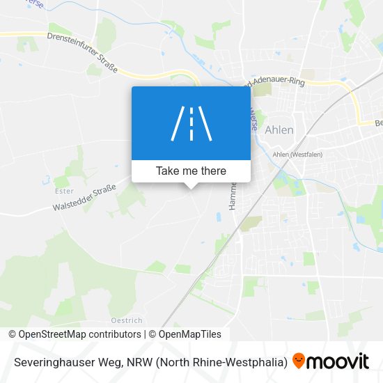 Severinghauser Weg map