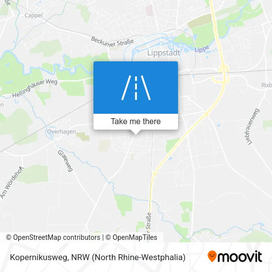 Kopernikusweg map