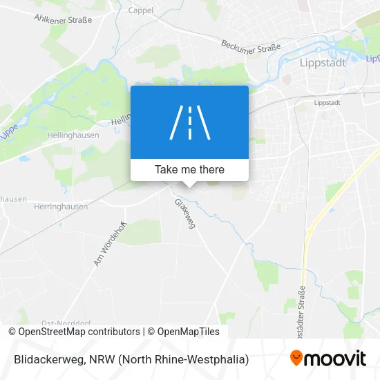 Карта Blidackerweg