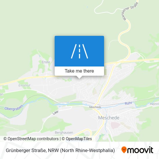 Grünberger Straße map