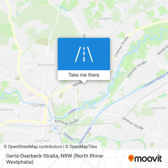 Карта Gerta-Overbeck-Straße