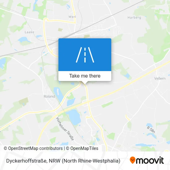 Карта Dyckerhoffstraße