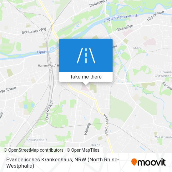 Evangelisches Krankenhaus map