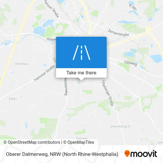 Oberer Dalmerweg map