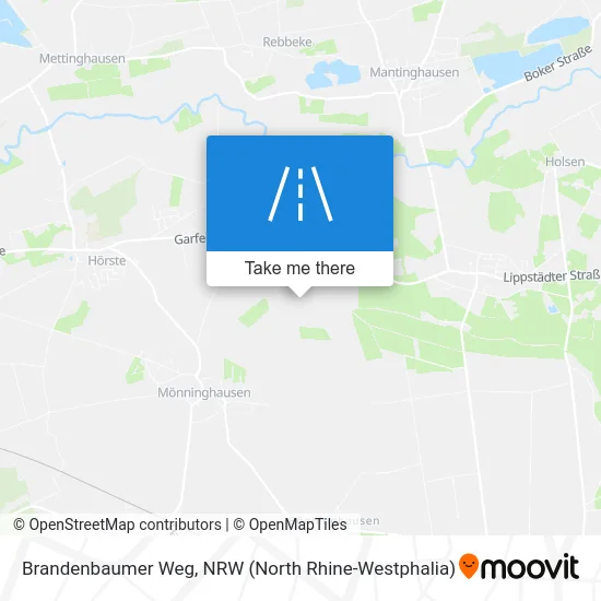 Brandenbaumer Weg map