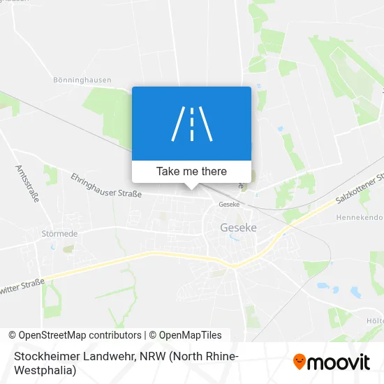 Stockheimer Landwehr map