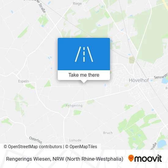 Rengerings Wiesen map