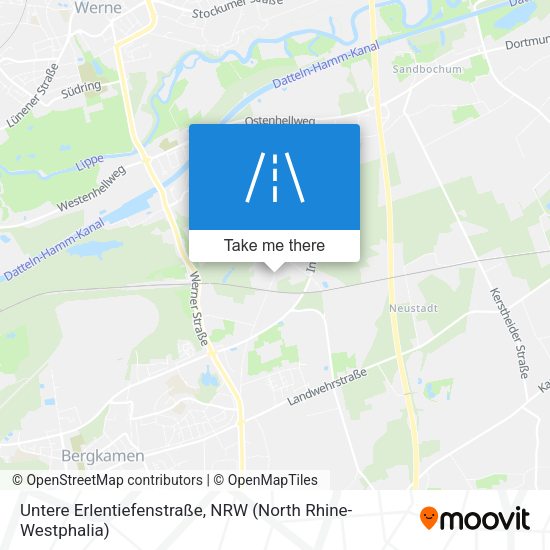 Untere Erlentiefenstraße map