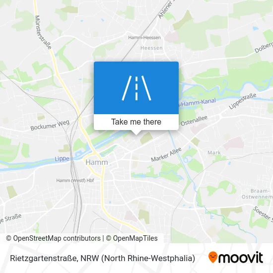 Rietzgartenstraße map