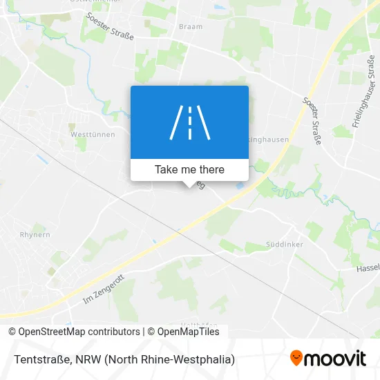 Tentstraße map