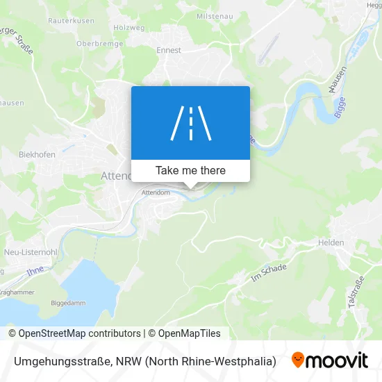 Umgehungsstraße map