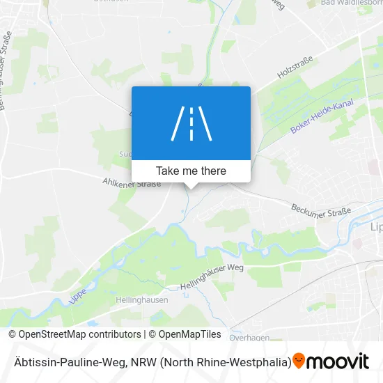 Карта Äbtissin-Pauline-Weg