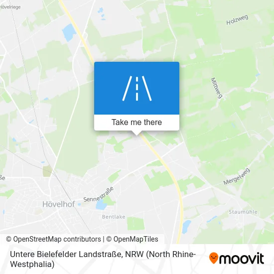Карта Untere Bielefelder Landstraße