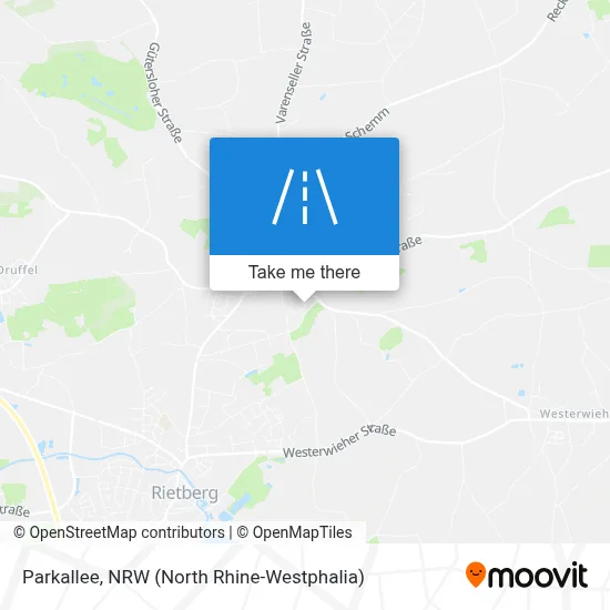 Parkallee map