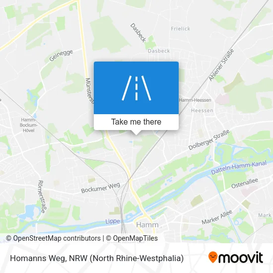 Карта Homanns Weg