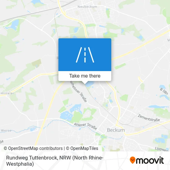 Rundweg Tuttenbrock map