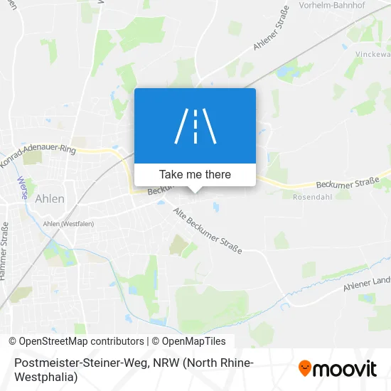 Карта Postmeister-Steiner-Weg
