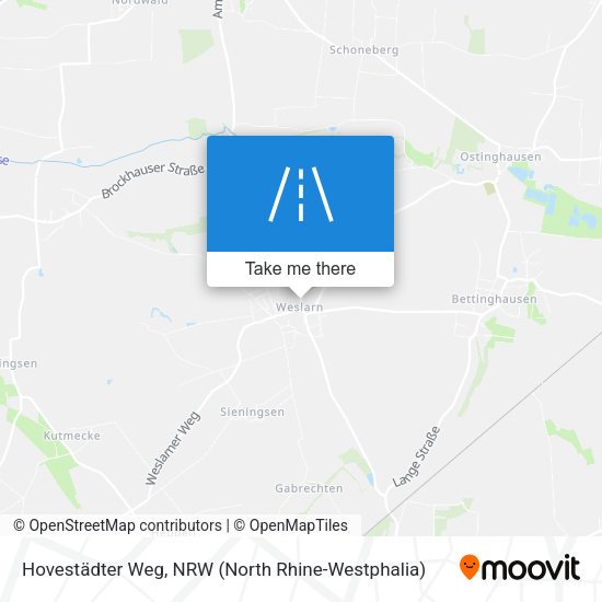 Hovestädter Weg map