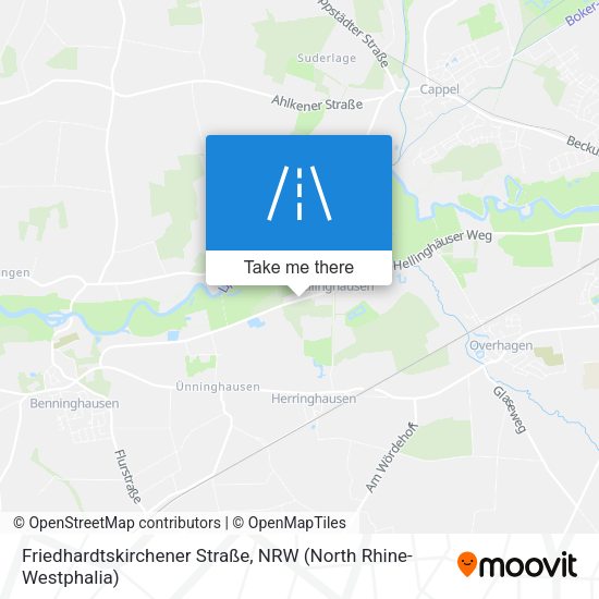 Friedhardtskirchener Straße map
