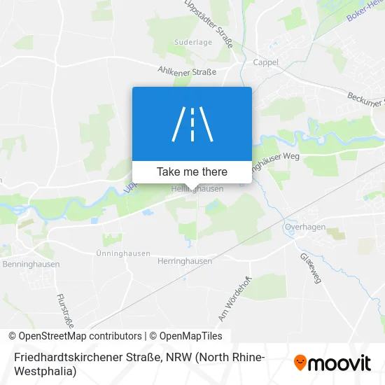 Friedhardtskirchener Straße map