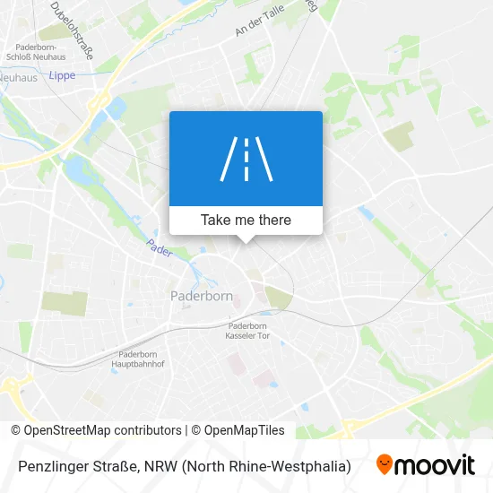 Penzlinger Straße map