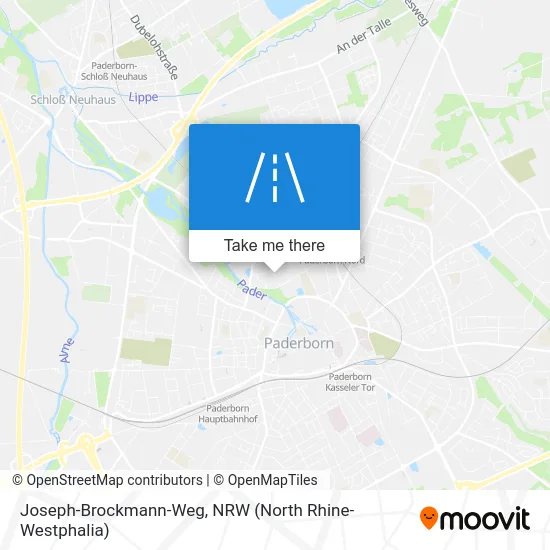 Joseph-Brockmann-Weg map