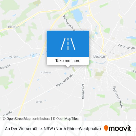 An Der Wersemühle map