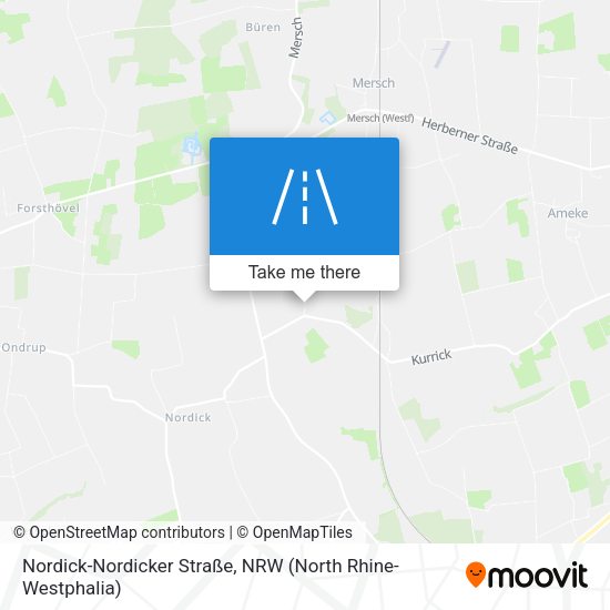 Nordick-Nordicker Straße map