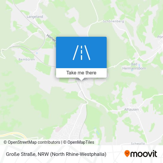 Große Straße map