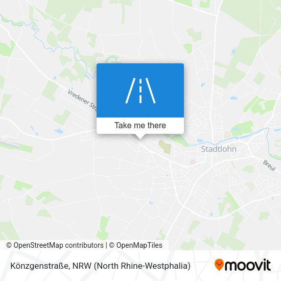 Könzgenstraße map