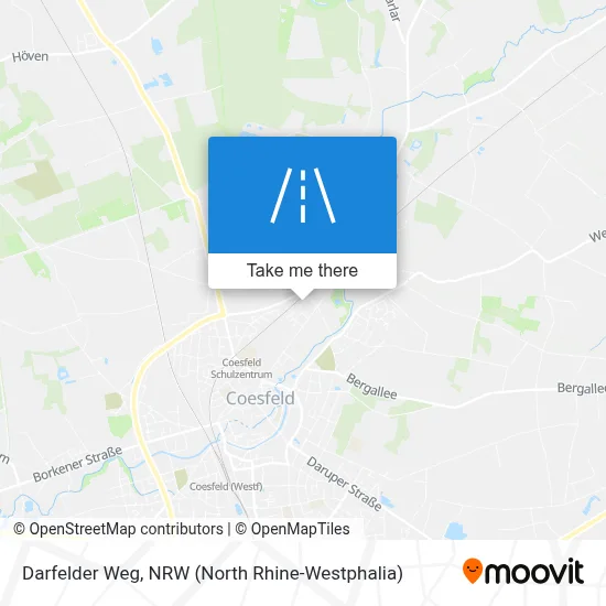 Darfelder Weg map