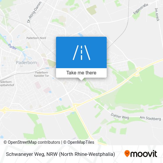 Schwaneyer Weg map
