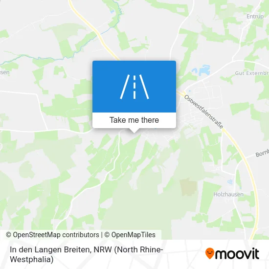 Карта In den Langen Breiten