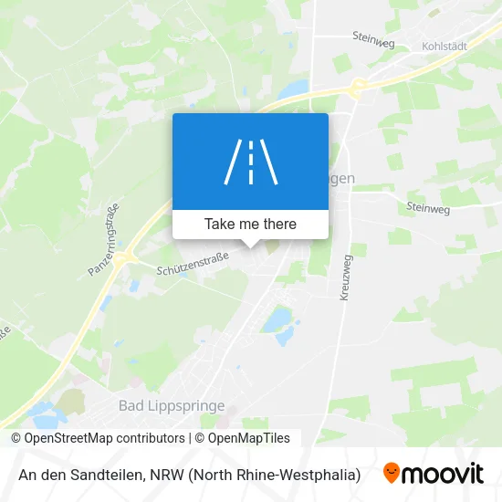 Карта An den Sandteilen