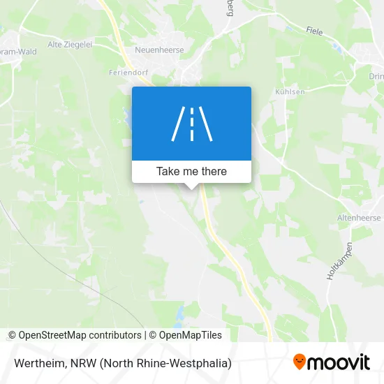 Карта Wertheim