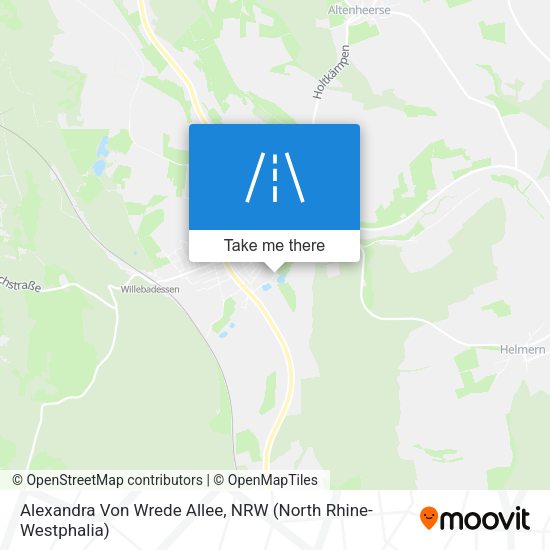 Alexandra Von Wrede Allee map