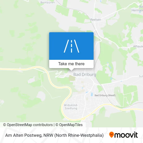 Am Alten Postweg map