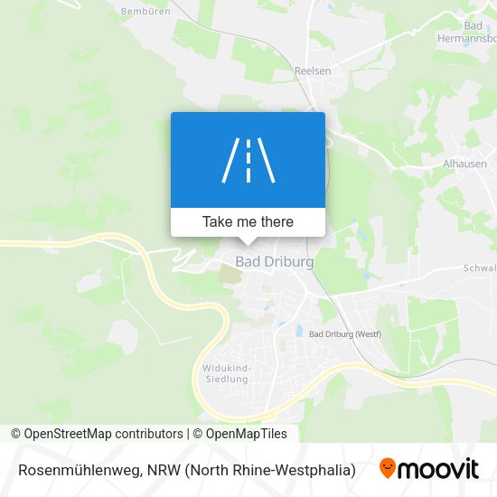 Rosenmühlenweg map