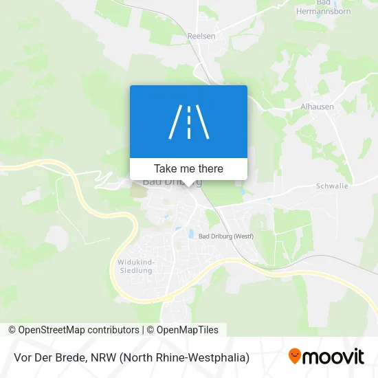 Карта Vor Der Brede