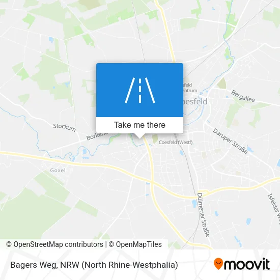 Карта Bagers Weg
