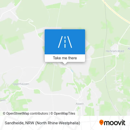 Карта Sandheide