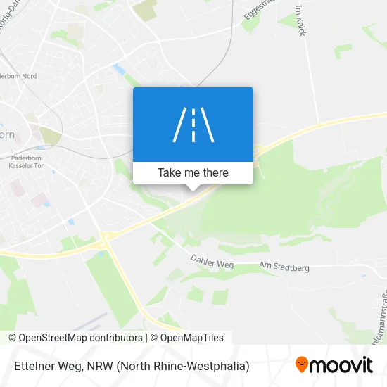 Карта Ettelner Weg