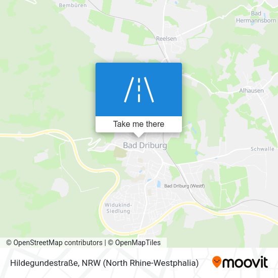 Hildegundestraße map