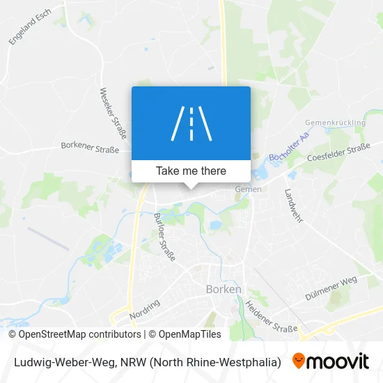 Ludwig-Weber-Weg map