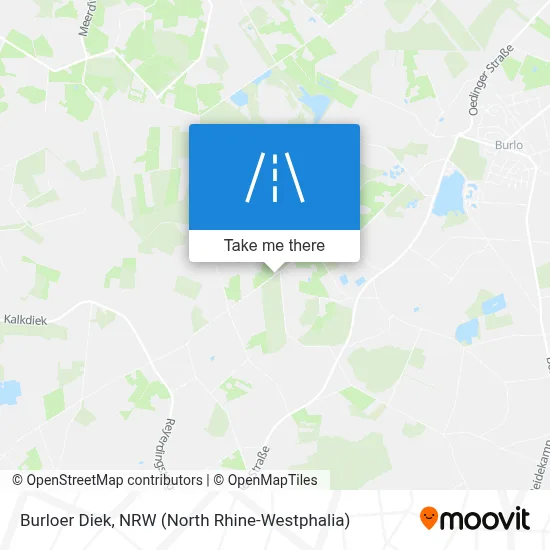 Burloer Diek map