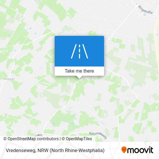 Карта Vredenseweg