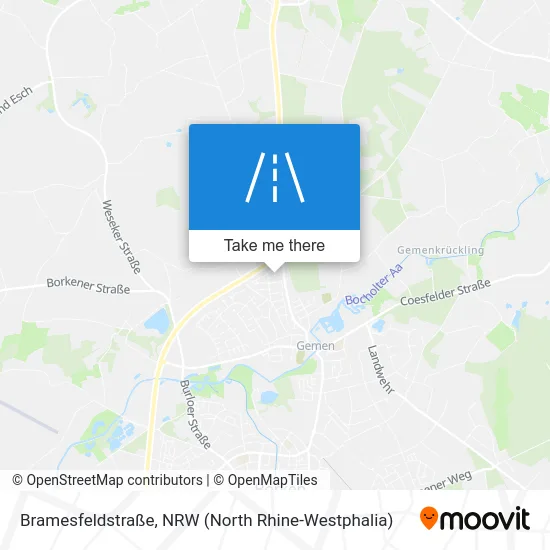 Bramesfeldstraße map