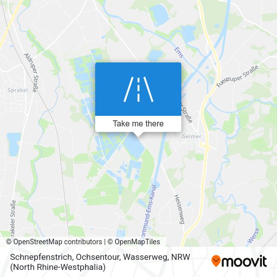 Schnepfenstrich, Ochsentour, Wasserweg map